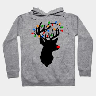 Reindeer Christmas Light Hoodie